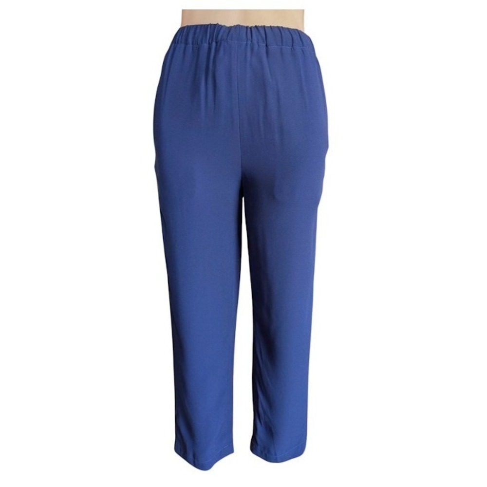 Marni Blue Viscose Acetate Drawstring Trousers PAMA0014A00TV285 IT‎ 40